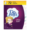 Puffs® Ultra Soft™ Facial Tissue, 2-Ply, White, 72 Sheets/Box, 24 Boxes/Carton Facial Tissues - Office Ready