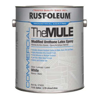 Rust-Oleum® Commercial The MULE (Modified Urethane Latex Epoxy), Interior/Exterior, Gloss Glass White, 1 gal Bucket/Pail, 2/Carton Building/Construction Paints & Primers - Office Ready