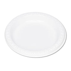 Tablemate® Plastic Dinnerware, Plates, 6" dia, White, 125/Pack