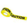 Tatco “Caution” Barricade Safety Tape, 3" x 1,000 ft, Black/Yellow Barrier/Block-Off Tapes - Office Ready