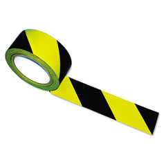 Tatco Hazard Marking Tape, 2" x 108 ft, Black/Yellow