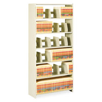 Tennsco Snap-Together Closed Starter Unit, 36w x 12d x 76h, Sand File Shelving, Stationary - Office Ready