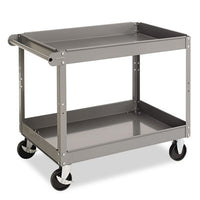 Tennsco Two-Shelf Metal Cart, Metal, 2 Shelves, 500 lb Capacity, 24