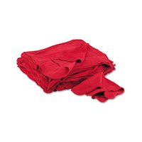 United Facility Supply Red Shop Towels, Cloth, 14 x 15, 50/Pack Towels & Wipes-Shop Towels and Rags - Office Ready