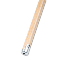 Boardwalk® Lie-Flat Screw-In Mop Handle, Lacquered Wood, 1 1/8
