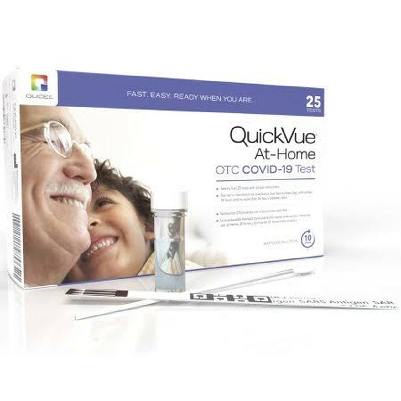 Quidel Quickvue At-Home Covid 19 Test 25 Tests/BX Covid Test - Office Ready