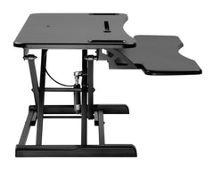Element Flexus E Electric Sit-Stand Workstation, Black