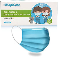 3- Ply Kids Size Disposable Face Mask, 50/ BX  - Office Ready