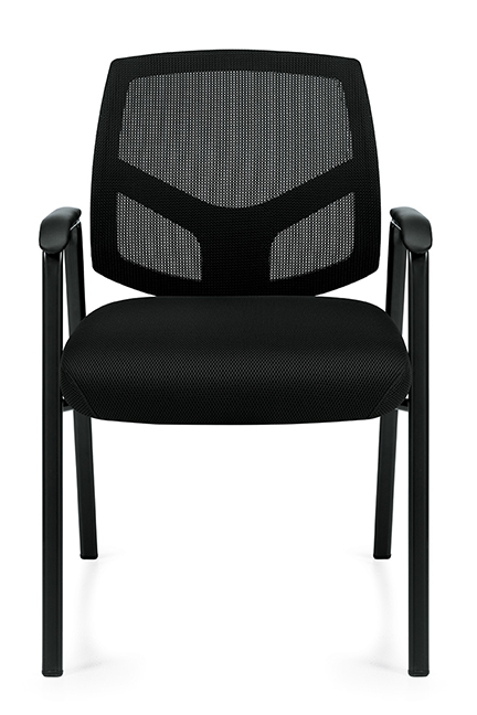 Offices to Go - Mesh Back Guest Chair - OTG11512B Seating-Guest Chair - Office Ready