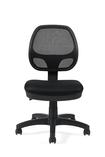 Offices to Go - Mesh Back Task Chair - Armless - OTG11642B Seating-Task Chair - Office Ready