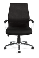 Offices to Go - Mesh Back Managers Chair - OTG11657B Seating-Task Chair - Office Ready