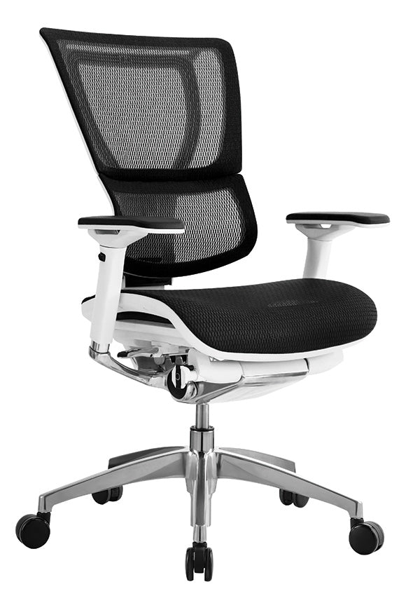 Eurotech iOO Mid Back Mesh Chair - White Seating-Task Chair - Office Ready