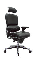 Eurotech Ergohuman High Back Leather Chair - Black Seating-Ergonomic Chair - Office Ready