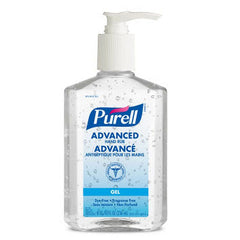 Purell Advanced Hand Sanitizer Gel 8 fl oz Table Top Pump Bottle, 6/CT