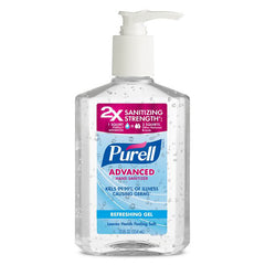 Purell Advanced Hand Sanitizer Gel, 12 oz Pump Bottle, 6/ CT